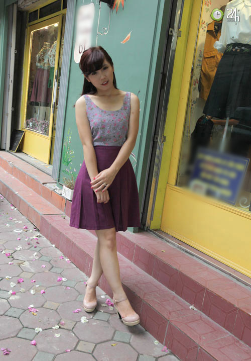 Chọn áo hoa vintage ngày cuối tuần - 7