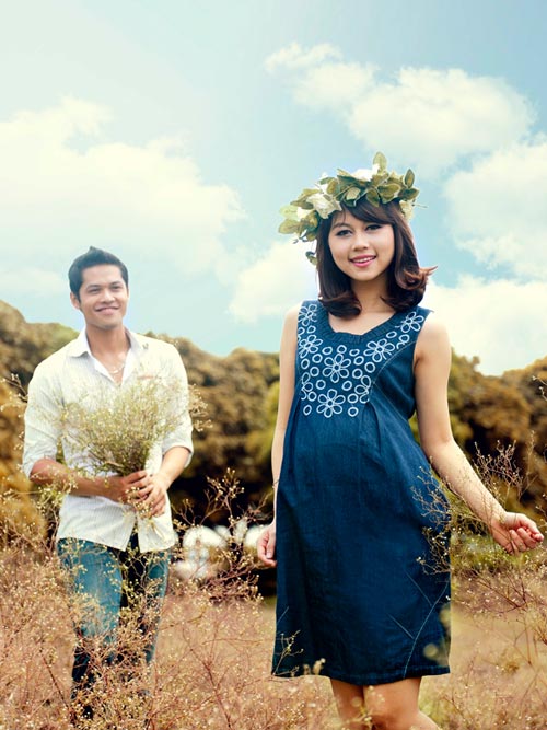 Thu trẻ trung với đầm Jeans Mommy - 4