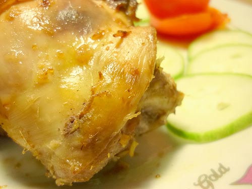 Thơm lừng đùi gà nướng tỏi - 5
