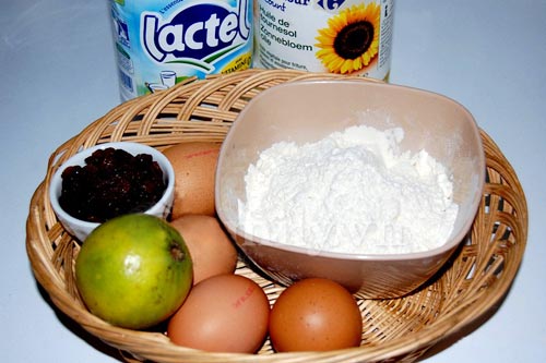 Bánh bông lan nho khô - 1