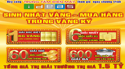 Siêu thị điện máy IDEAS đợt hỗ trợ mua sắm lớn nhất trong năm, Thị trường - Tiêu dùng, 