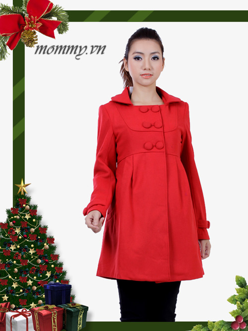 Áo khoác bầu cho mùa Giáng sinh - 1