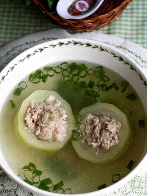 Canh bí đao nhồi thịt xóa tan mệt mỏi - 11