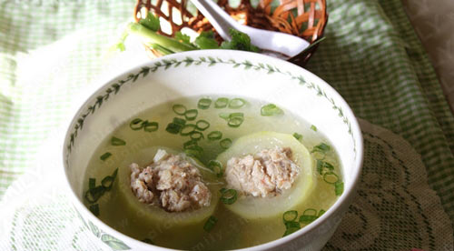 Canh bí đao nhồi thịt xóa tan mệt mỏi - 9