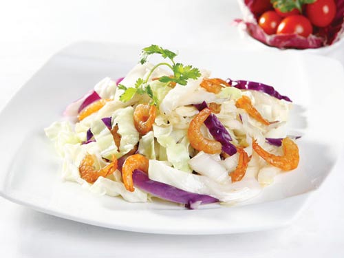 Bắp cải xào hải sản - 2