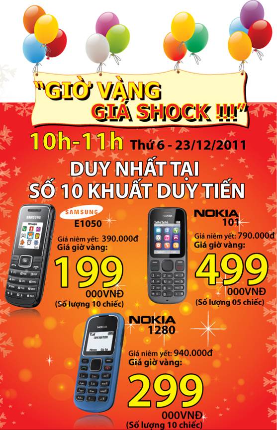 Giờ vàng, giá shock tại Nhật Cường mobile - 1