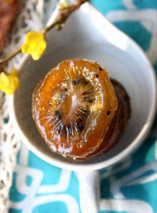 Dễ chịu vô cùng mứt kiwi chua dẻo - 15