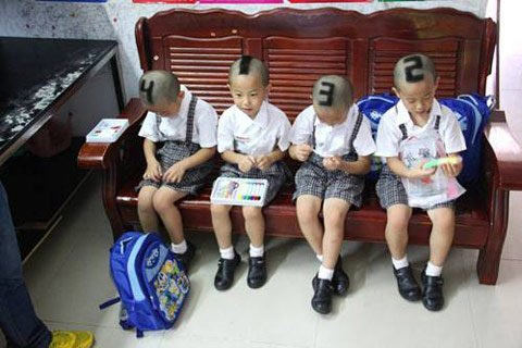 Ngộ nghĩnh hình ảnh trẻ tới trường - 12