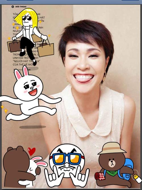 Sao Việt “say đắm” với gấu Brown, thỏ Cony và Moon - 6