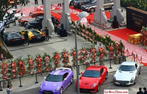 Hơn 200 siêu xe dự khai trương quán của Nhậm Đạt Hoa - 10
