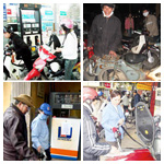 Giá xăng tăng lên 14.500 đồng/lít