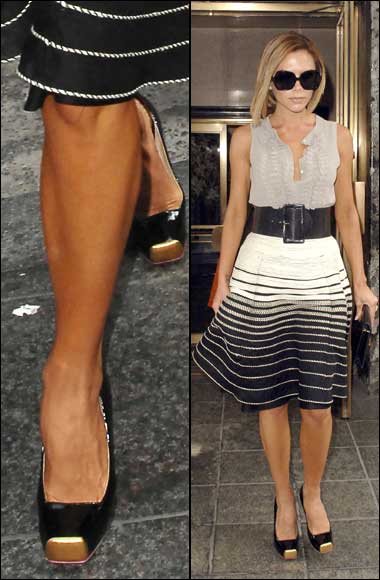 Victoria Beckham... "làm xiếc" với giày cao gót, Giầy - dép, Thời trang, 