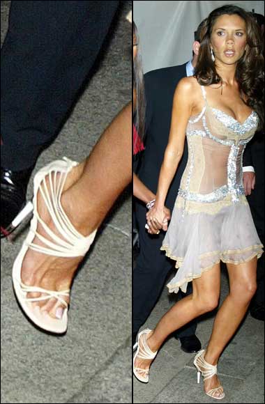 Victoria Beckham... "làm xiếc" với giày cao gót, Giầy - dép, Thời trang, 