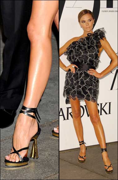 Victoria Beckham... "làm xiếc" với giày cao gót, Giầy - dép, Thời trang, 