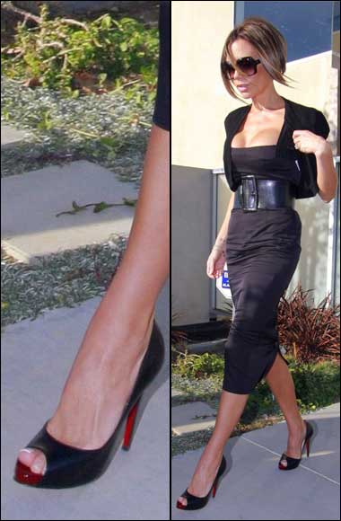 Victoria Beckham... "làm xiếc" với giày cao gót, Giầy - dép, Thời trang, 