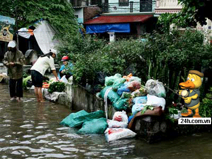 "Tin vịt" thứ ba (tuần 46): Hậu lũ lụt, Tin vịt, Cười 24H, 
