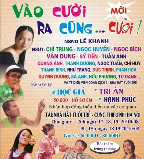 Tuần cuối khuyến mại giá vé xem HÀI KỊCH - 1