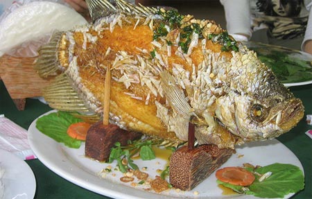 Đổi món với Cá tai tượng chiên xù, Ẩm thực,