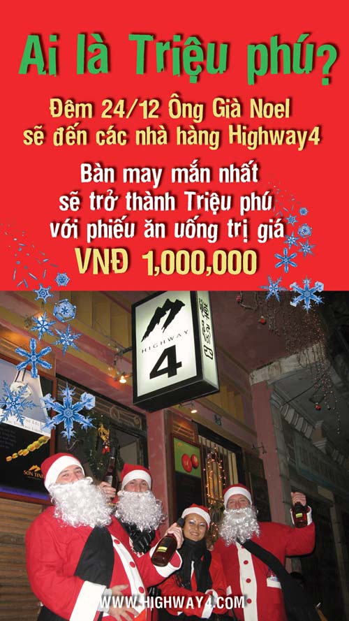Giáng Sinh – Ai là triệu phú?, Ẩm thực, 