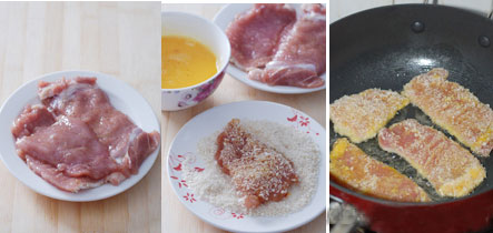 Mềm và thơm thăn lợn chiên xù - 2