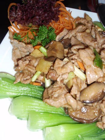 Thịt heo xào nấm cải xanh - 1