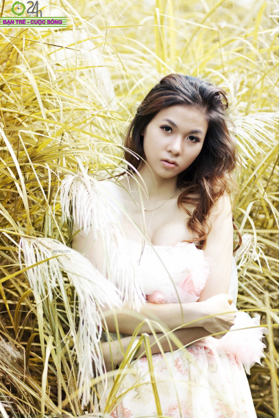 Hot girl Giang Hà dịu dàng giữa thiên nhiên - 5