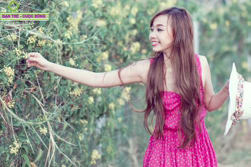 Thiếu nữ Sài thành trong trẻo giữa chiều xuân, Bạn trẻ - Cuộc sống, thieu nu sai thanh, hot girl sai thanh, anh girl xinh, nu sinh xinh dep, thoi trang teen, bao