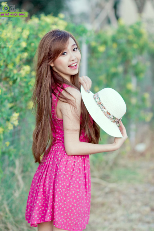 Thiếu nữ Sài thành trong trẻo giữa chiều xuân, Bạn trẻ - Cuộc sống, thieu nu sai thanh, hot girl sai thanh, anh girl xinh, nu sinh xinh dep, thoi trang teen, bao