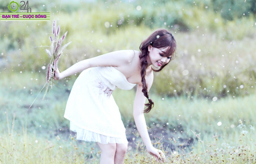 Thiếu nữ Sài thành trong trẻo giữa chiều xuân, Bạn trẻ - Cuộc sống, thieu nu sai thanh, hot girl sai thanh, anh girl xinh, nu sinh xinh dep, thoi trang teen, bao