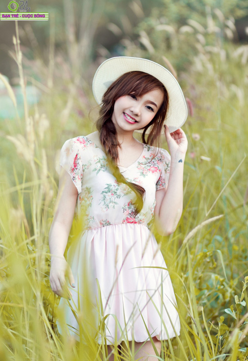 Thiếu nữ Sài thành trong trẻo giữa chiều xuân, Bạn trẻ - Cuộc sống, thieu nu sai thanh, hot girl sai thanh, anh girl xinh, nu sinh xinh dep, thoi trang teen, bao