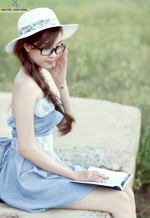 Thiếu nữ Sài thành trong trẻo giữa chiều xuân, Bạn trẻ - Cuộc sống, thieu nu sai thanh, hot girl sai thanh, anh girl xinh, nu sinh xinh dep, thoi trang teen, bao