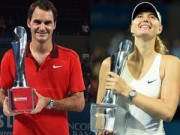 Thể thao - BXH Tennis 12/1: Điểm nhấn Federer &amp; Sharapova