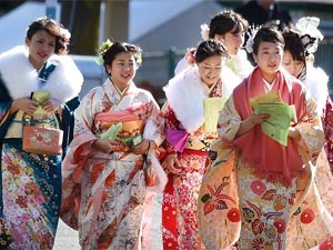 Bạn trẻ - Cuộc sống - Hàng nghìn thiếu nữ Nhật xinh đẹp trong lễ Trưởng thành