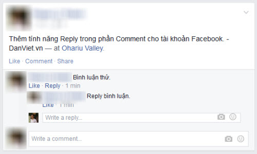 Công nghệ thông tin - Mẹo Facebook: Tự thêm tính năng Reply vào phần bình luận