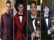 Bóng đá - Thời trang của Messi &quot;đẹp&quot; lên qua từng năm