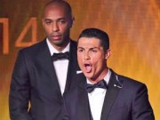 Bóng đá - Henry buồn thiu nhìn Ronaldo nhận giải QBV