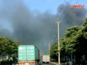 Video An ninh - Bắc Ninh: Cháy lớn ở KCN Quế Võ, khói đen bốc ngút trời