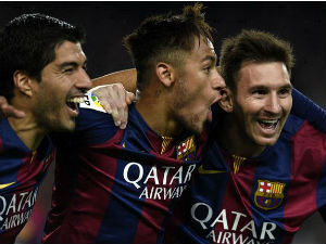 Bóng đá - Deportivo - Barca: "Đại pháo" Messi, Neymar, Suarez