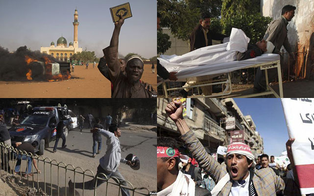 Tin tức trong ngày - Biểu tình phản đối tạp chí Pháp bùng nổ khắp thế giới