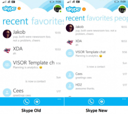 Công nghệ thông tin - Skype trên Windows Phone cập nhật font chữ nhỏ hơn