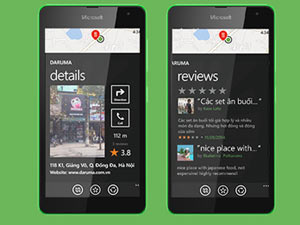 Khám phá công nghệ - Cốc Cốc ra mắt ứng dụng địa điểm trên Windows Phone