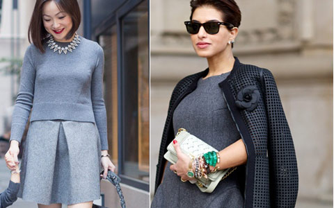 Xu hướng thời trang - Mặc màu xám đẳng cấp như fashionista