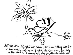 Bạn trẻ - Cuộc sống - "Cười té ghế” với  bộ tranh “Lê Bích bụng phệ”