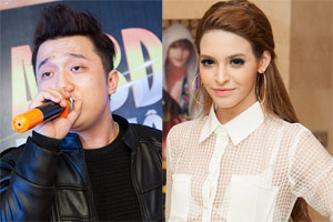 Ca nhạc - MTV - Yanbi và Andrea Aybar "ngó lơ" nhau tại sự kiện