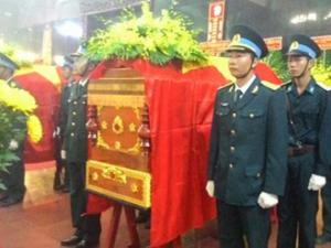 Tin tức trong ngày - Đau xót tiễn đưa 4 quân nhân trong vụ rơi trực thăng