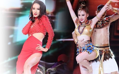 Người mẫu - Hoa hậu - Sexy như trang phục thi nhảy của kiều nữ Việt