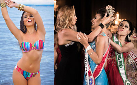 Xu hướng thời trang - Á hậu lao vào cướp và quăng vương miện của Hoa hậu