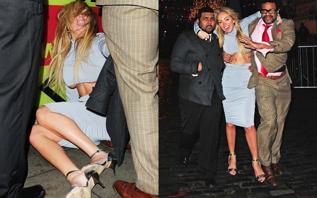 Ngôi sao điện ảnh - Người đẹp Anh bị sàm sỡ trên phố vì say xỉn