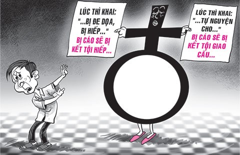 Pháp luật - Lúc tố bảo hiếp, ra tòa nói "cho"