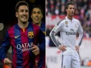 Bóng đá - Đầu năm 2015: Messi “ăn đứt” Ronaldo